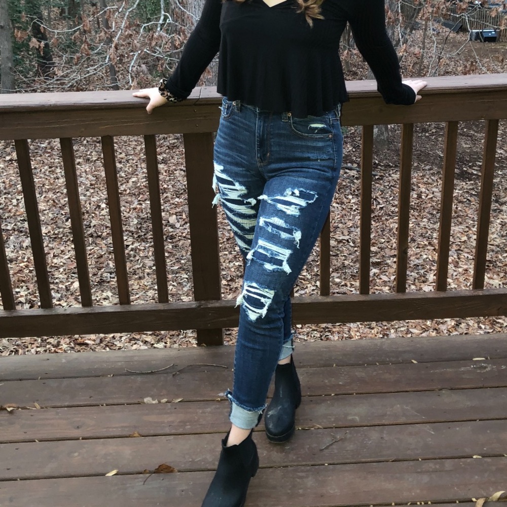 American Eagle Super High Rise Jegging Only Worn Once